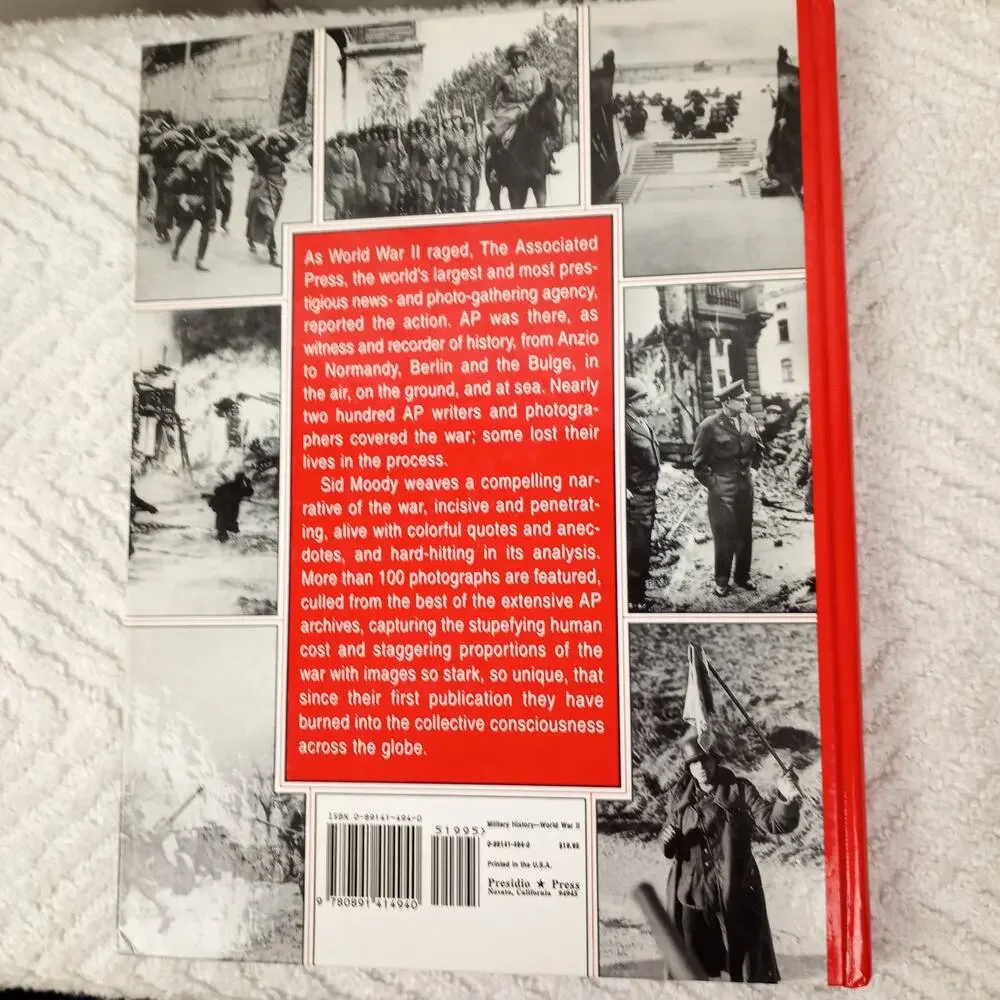 War In Europe Book by S. C. Moody and AP